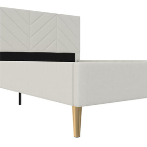 DHP Andrea Futon Sofa Bed - Gray - Queen