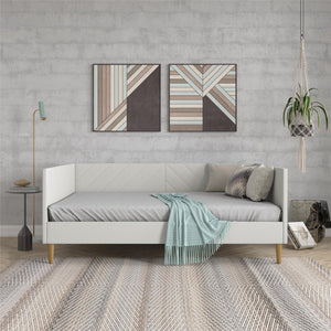 DHP Alicent Upholstered Daybed - Light Gray - Full
