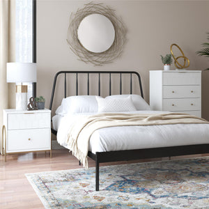 CosmoLiving Anastasia Nightstand - White