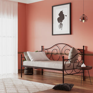 DHP Victoria Metal Daybed  - Bronze - Twin