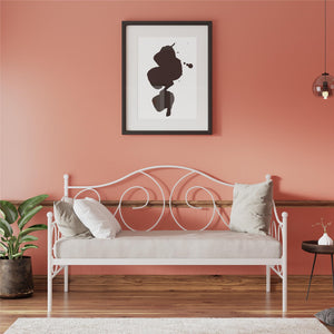 DHP Victoria Metal Daybed - White - Twin
