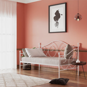 DHP Victoria Metal Daybed - White - Twin