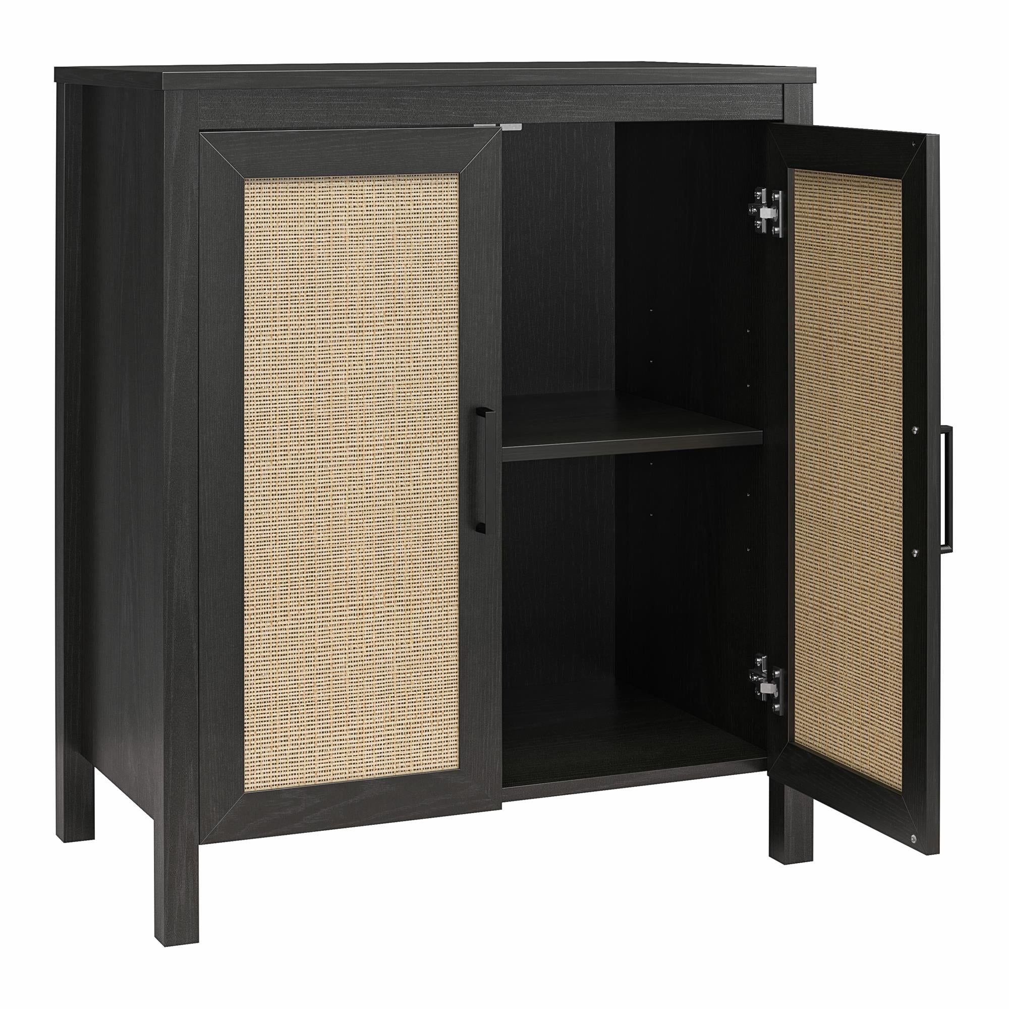 Ameriwood Home Wimberly 2 Door Accent Cabinet - Black Oak