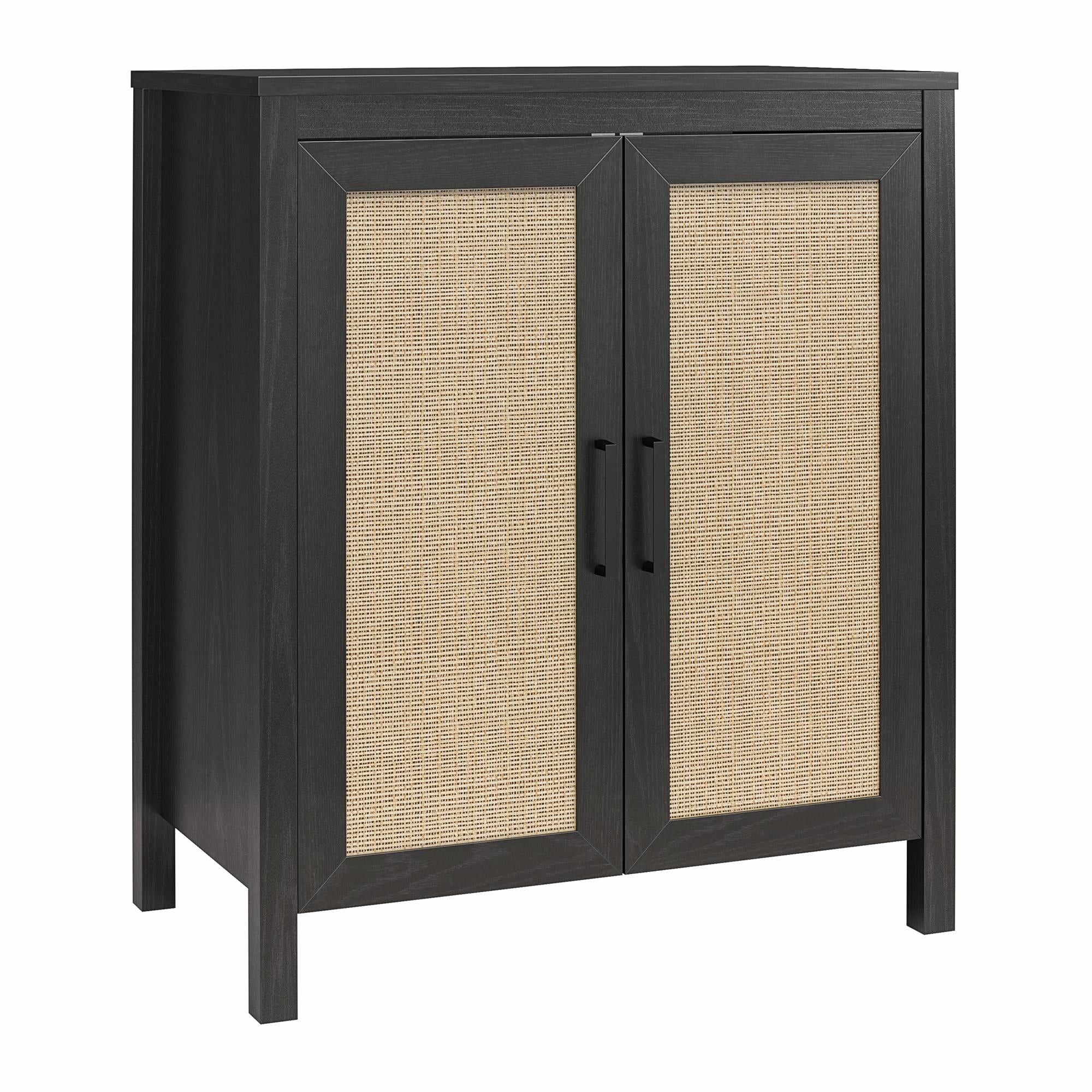 Ameriwood Home Wimberly 2 Door Accent Cabinet - Black Oak