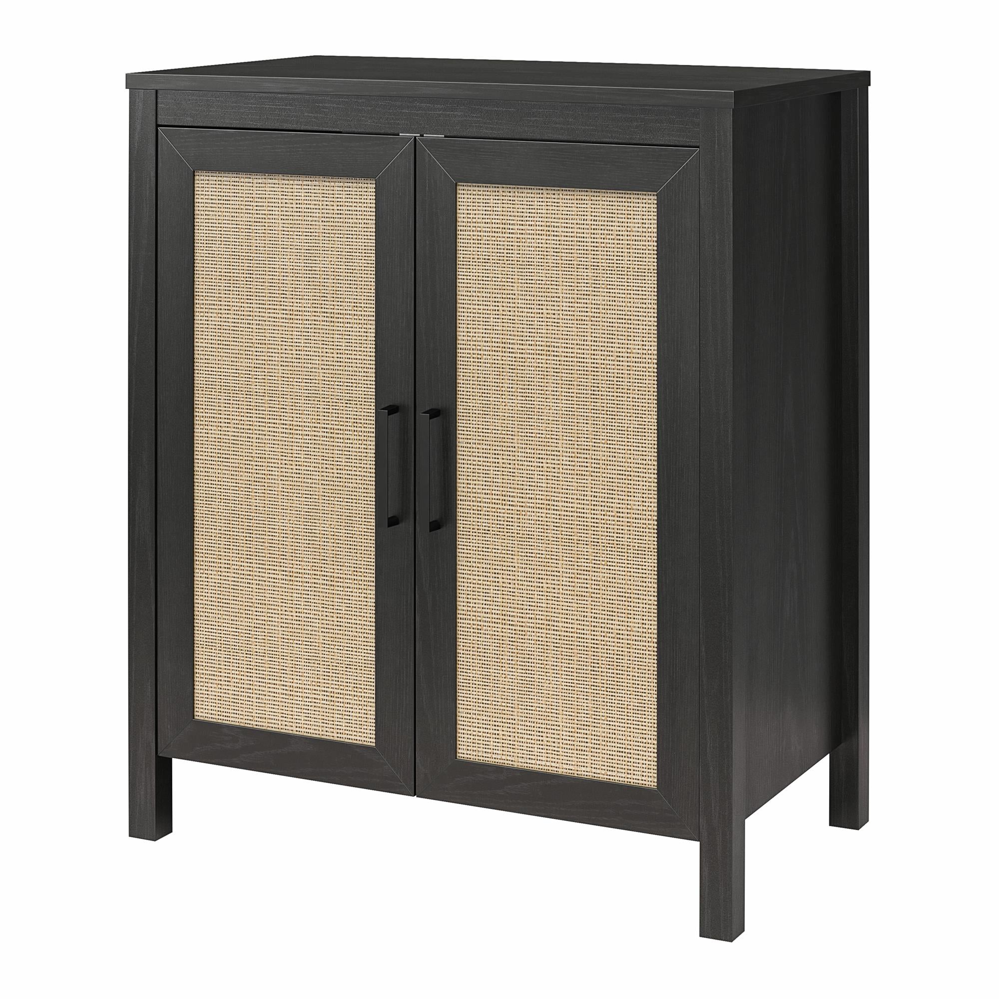 Ameriwood Home Wimberly 2 Door Accent Cabinet - Black Oak