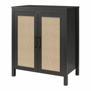 Ameriwood Home Wimberly 2 Door Accent Cabinet - Black Oak