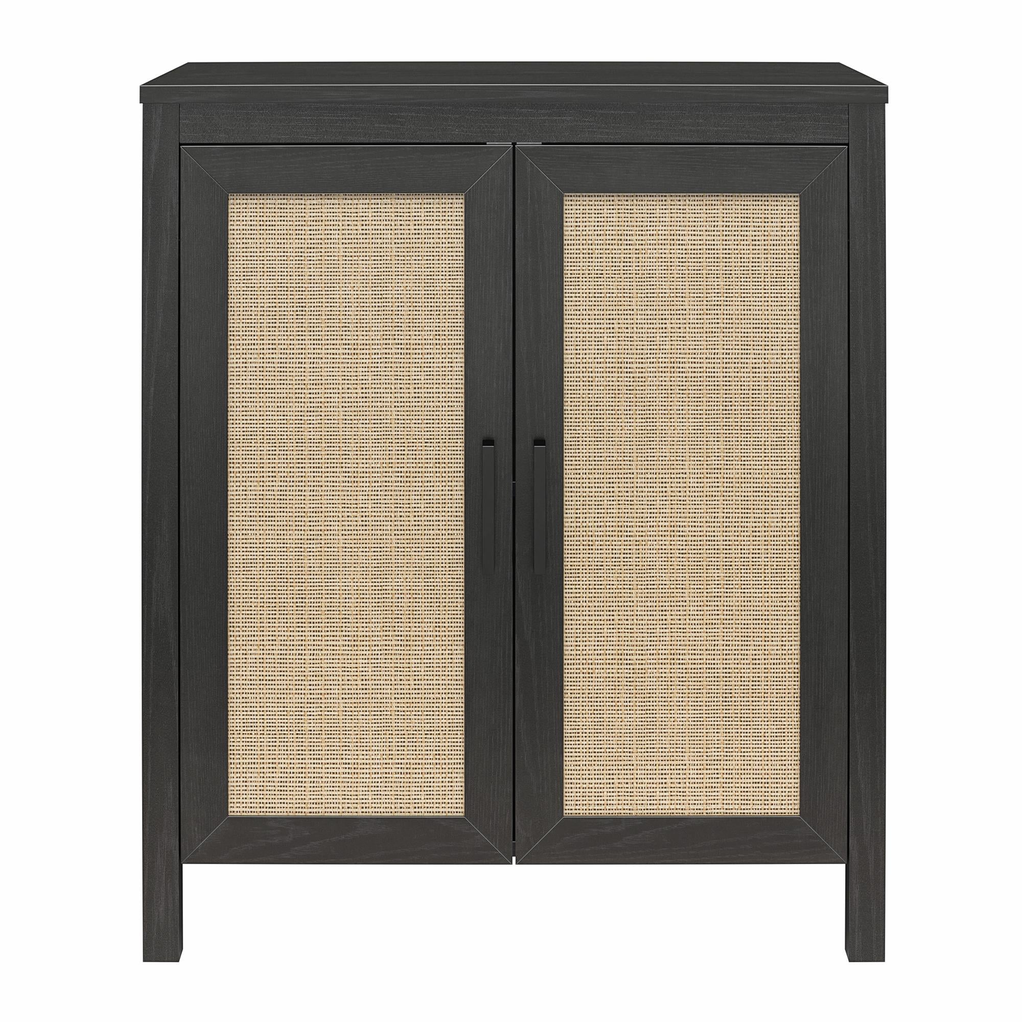 Ameriwood Home Wimberly 2 Door Accent Cabinet - Black Oak
