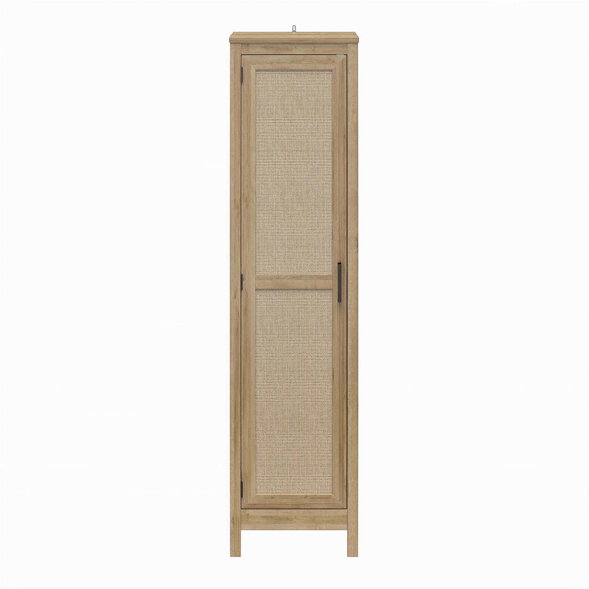 Ameriwood Home Wimberly Tall 1-Door Cabinet - Natural