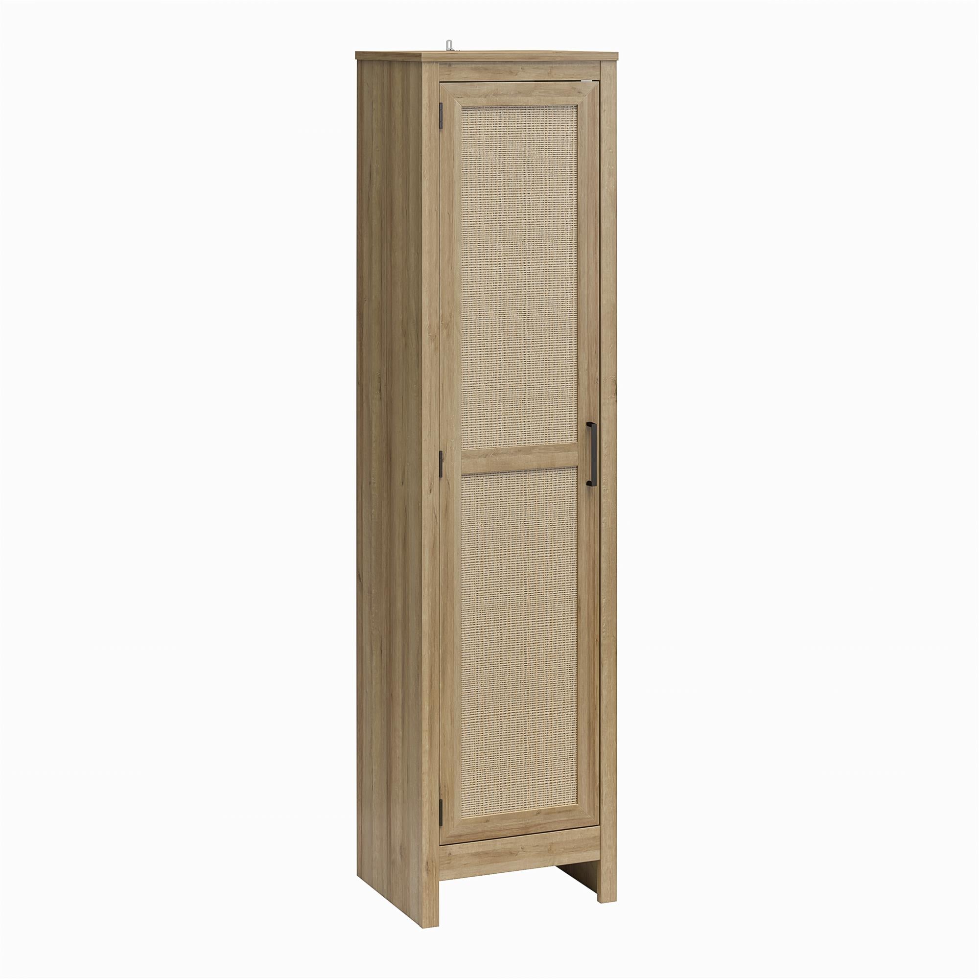 Ameriwood Home Wimberly Tall 1-Door Cabinet - Natural