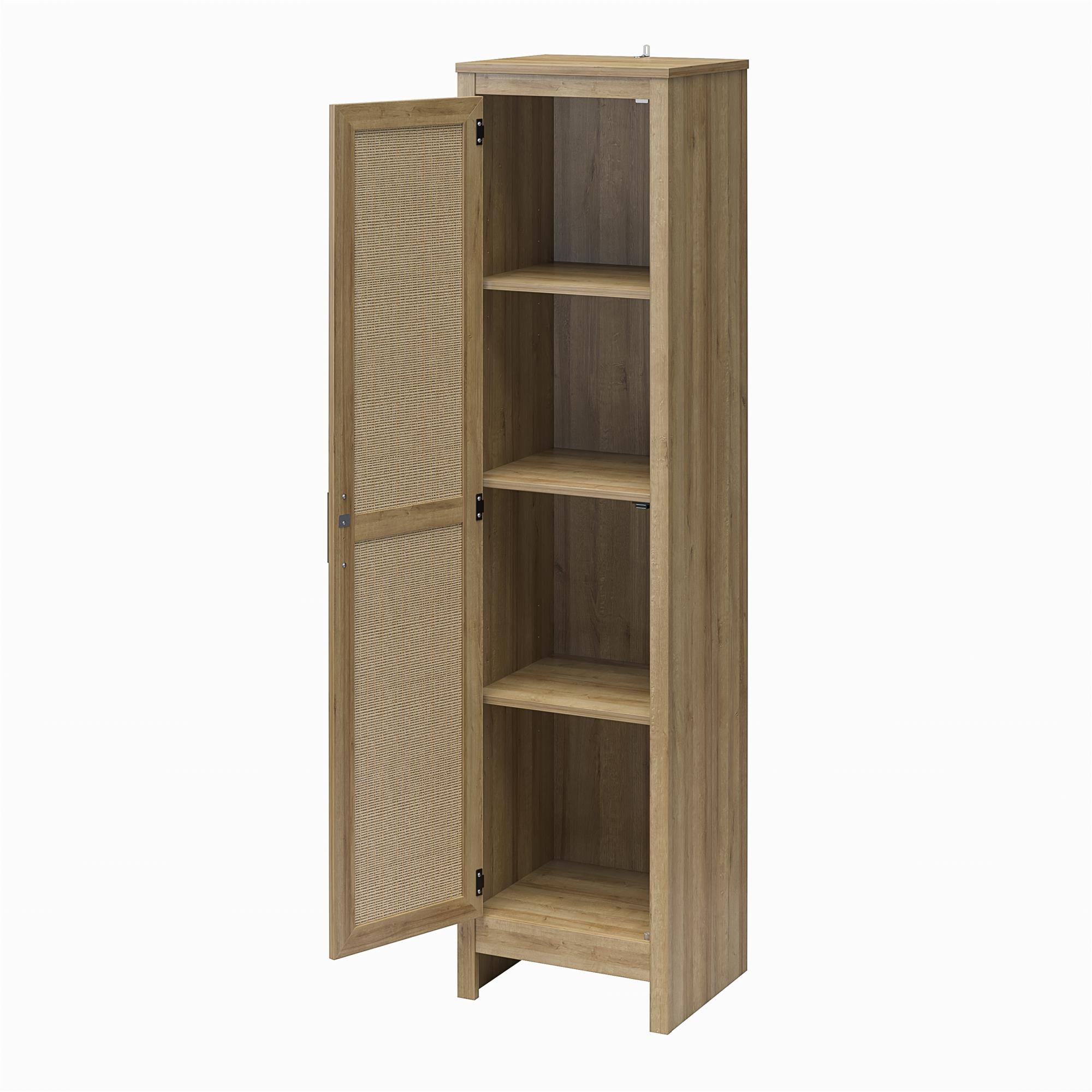 Ameriwood Home Wimberly Tall 1-Door Cabinet - Natural