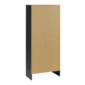 Ameriwood Home Wimberly Tall 2-Door Cabinet - Black Oak