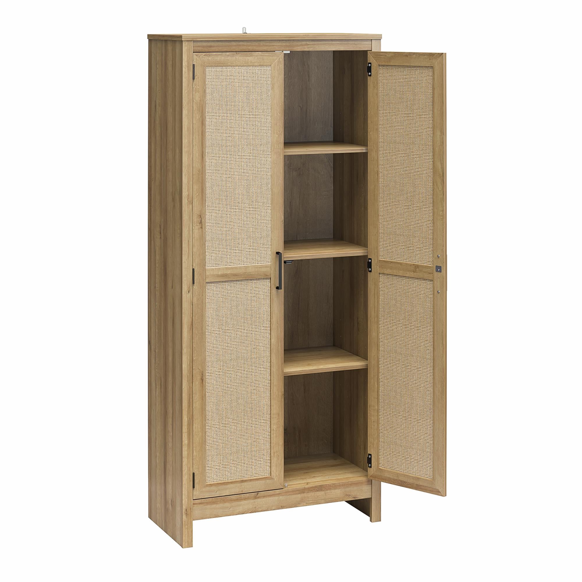 Ameriwood Home Wimberly Tall 2-Door Cabinet - Natural