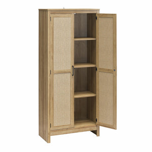 Ameriwood Home Wimberly Tall 2-Door Cabinet - Natural