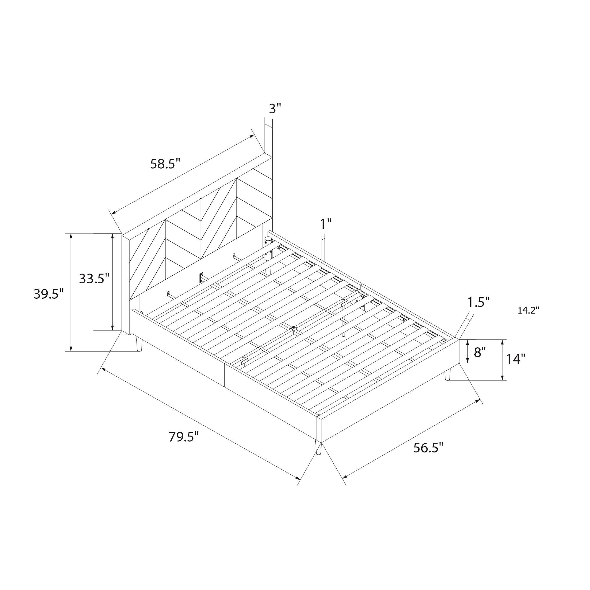 DHP Andrea Futon Sofa Bed - Gray - Full