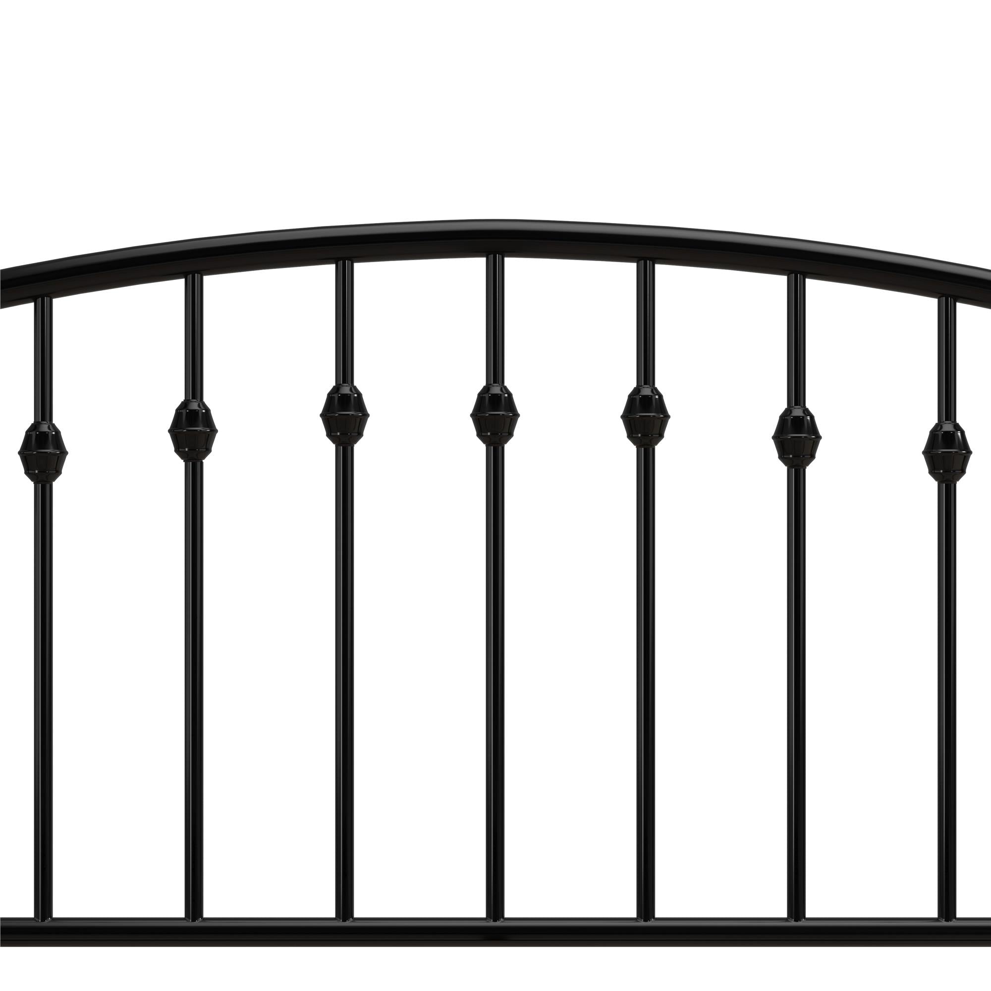 DHP Narla Metal Bed Frame - Black - Queen