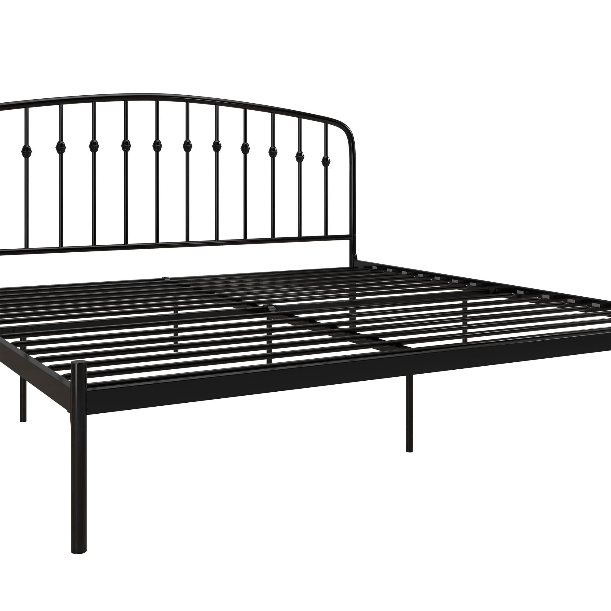 DHP Narla Metal Bed Frame - Black - King