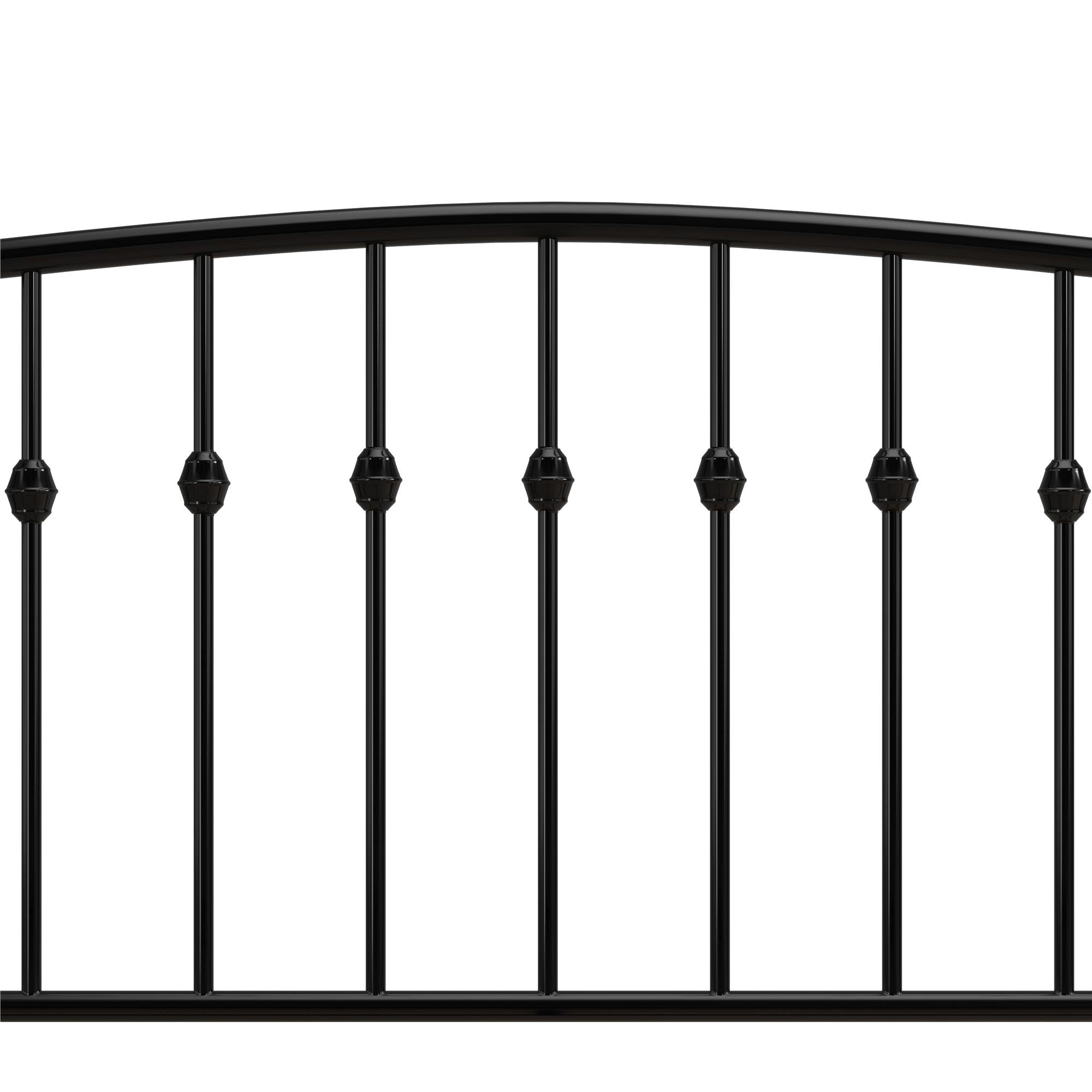 DHP Narla Metal Bed Frame - Black - King