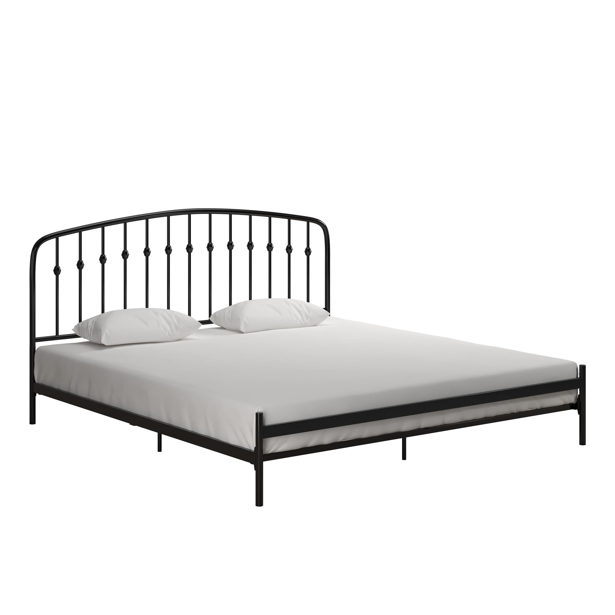 DHP Narla Metal Bed Frame - Black - King
