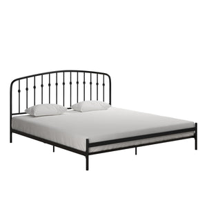 DHP Narla Metal Bed Frame - Black - King