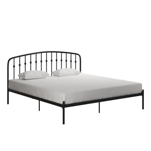 DHP Narla Metal Bed Frame - Black - King