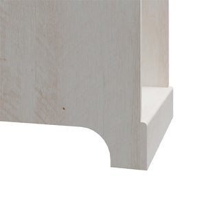 Systembuild Evolution Elba Open Shelf and Hanging Clothing Rod Modular Closet Unit - Ivory Oak