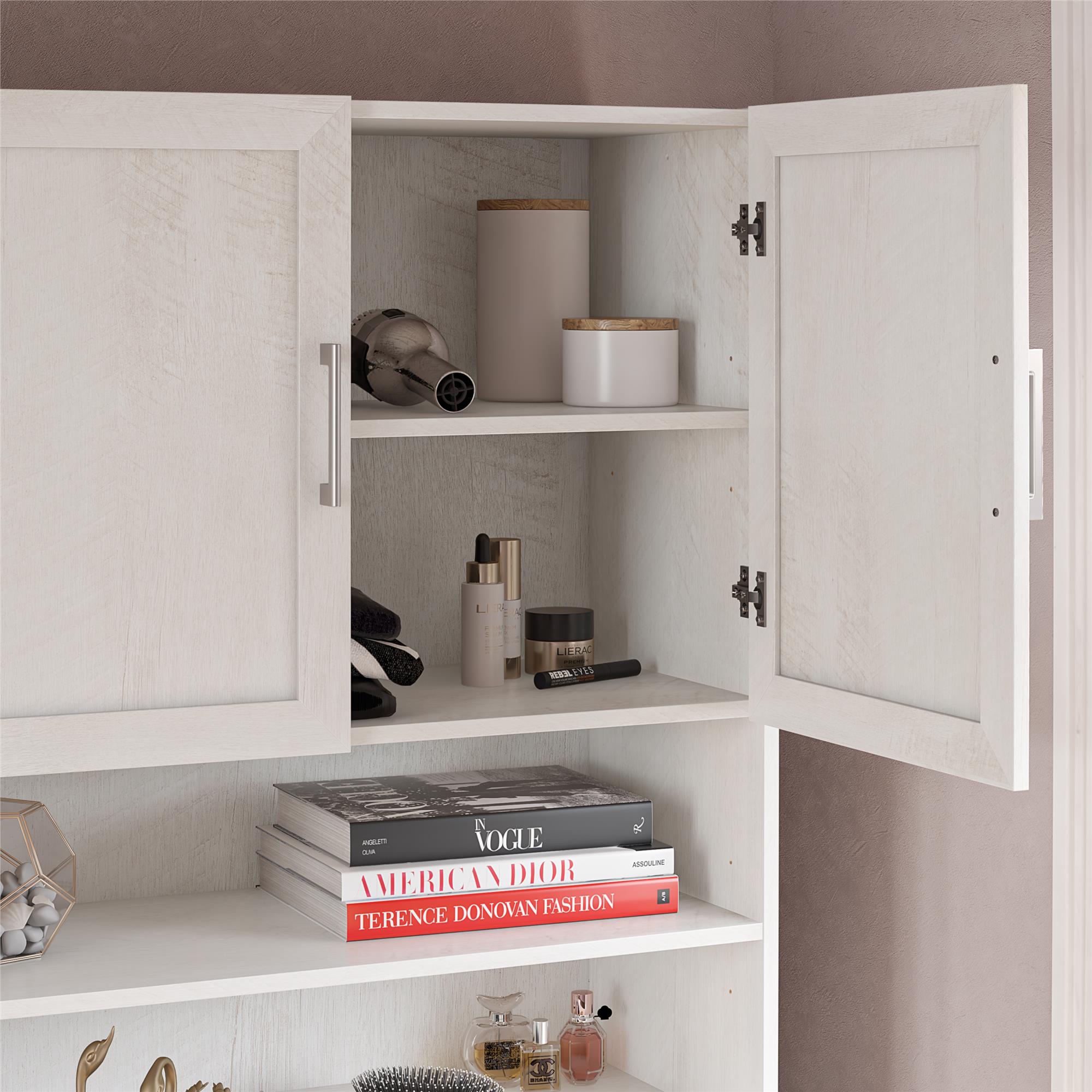 Systembuild Evolution Elba Vanity Modular Closet Unit - Ivory Oak