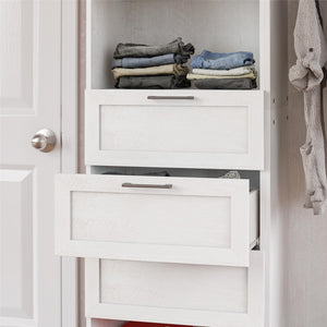 Systembuild Evolution Elba 3 Drawer Modular Closet Unit - Ivory Oak