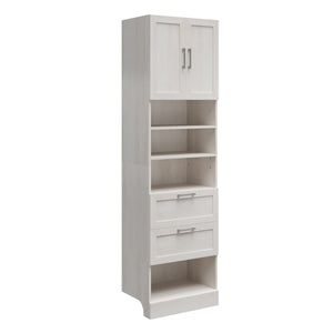 Systembuild Evolution Elba 2 Door 2 Drawer Modular Closet Unit - Ivory Oak