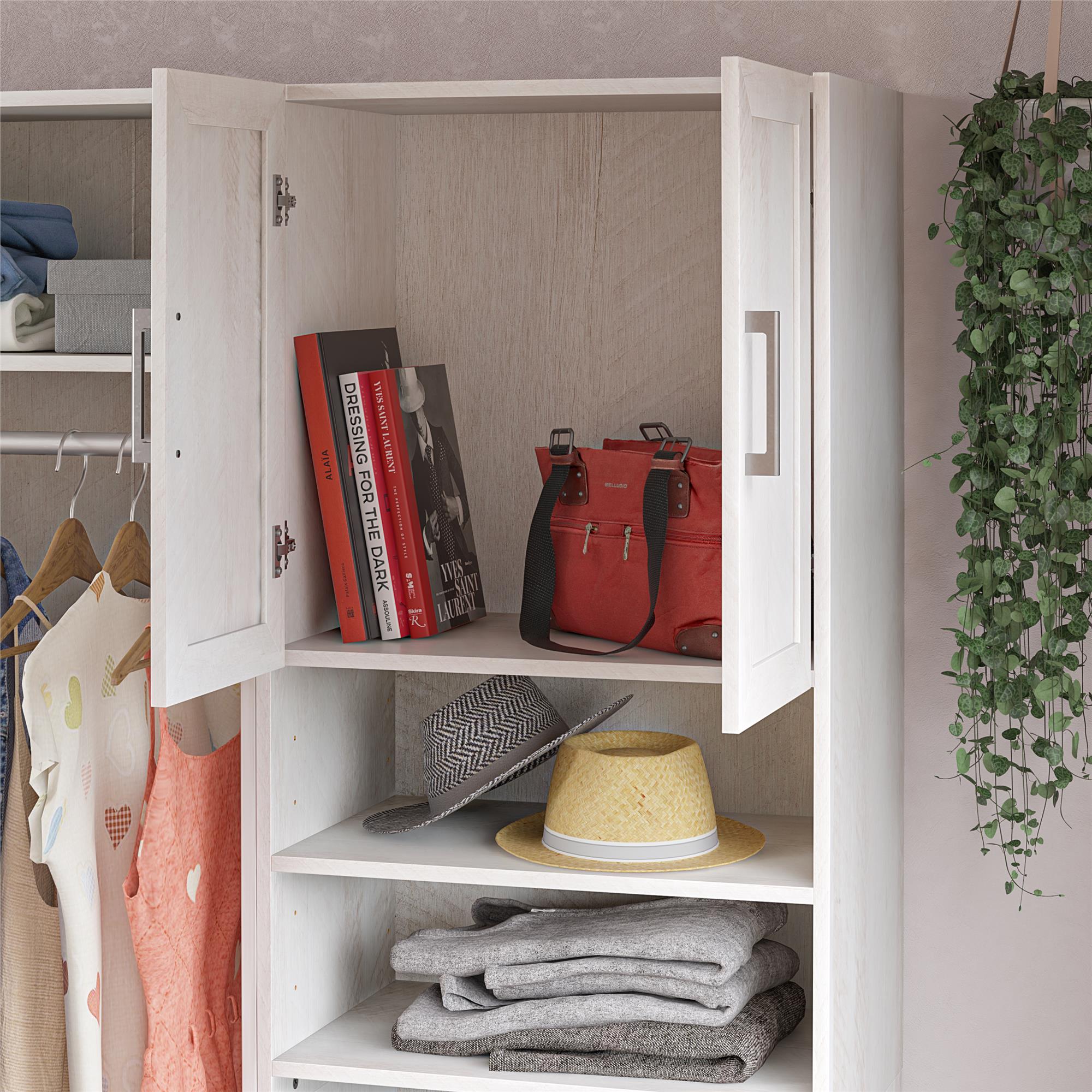 Systembuild Evolution Elba 2 Door 2 Drawer Modular Closet Unit - Ivory Oak