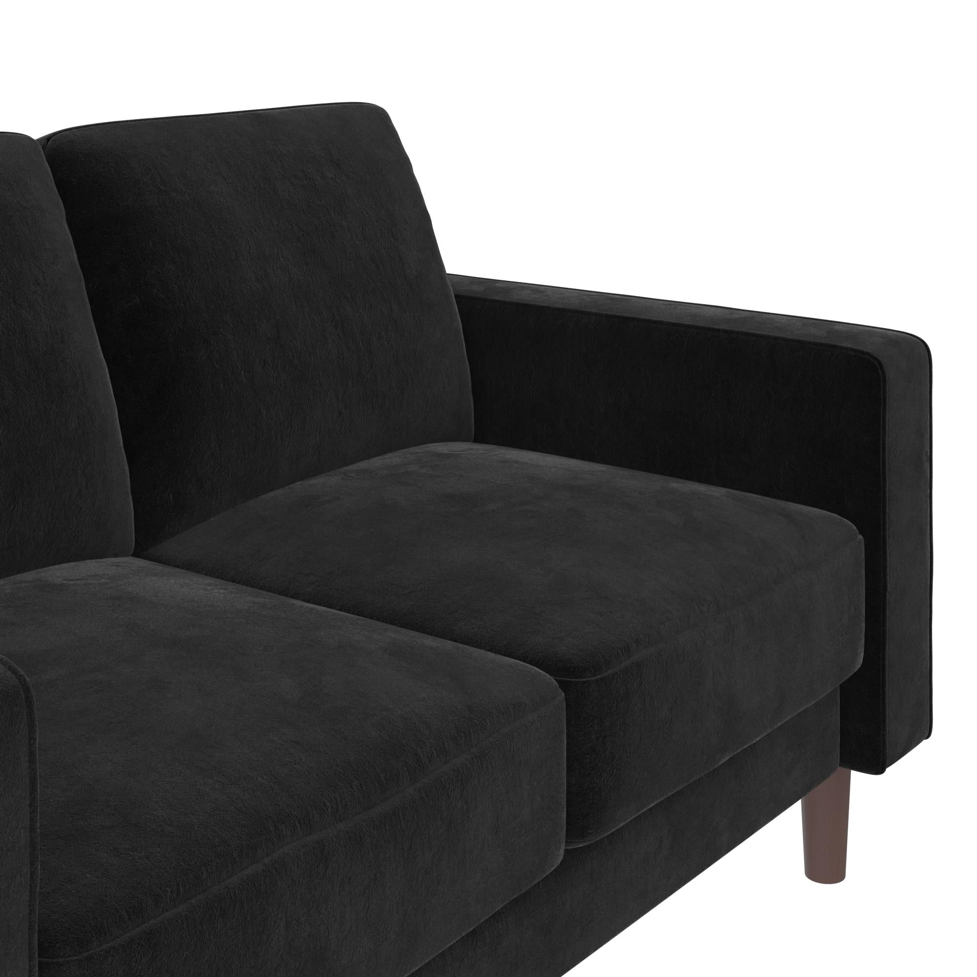 DHP Brynn Loveseat - Black