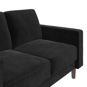 DHP Brynn Loveseat - Black
