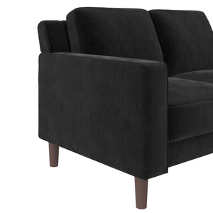 DHP Brynn Loveseat - Black