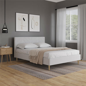 DHP Andrea Futon Sofa Bed - Gray - Full