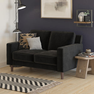 DHP Brynn Loveseat - Black