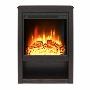 Ameriwood Home Clermont Electric Fireplace Mantel - Espresso