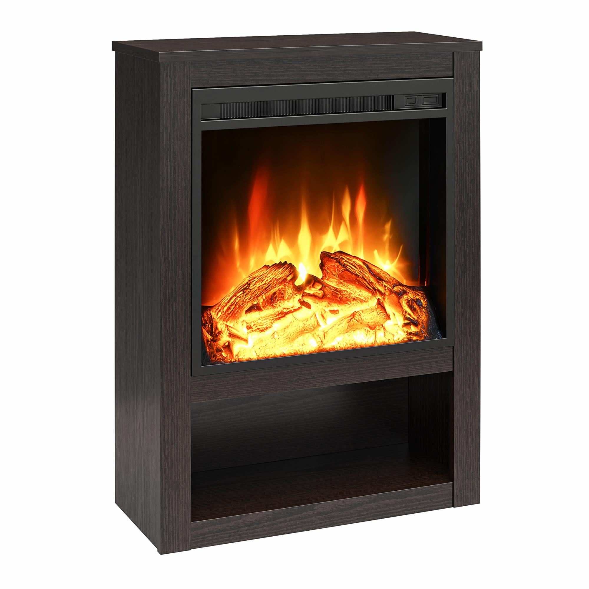 Ameriwood Home Clermont Electric Fireplace Mantel - Espresso