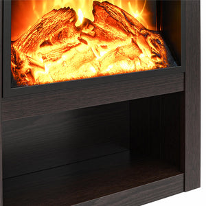 Ameriwood Home Clermont Electric Fireplace Mantel - Espresso