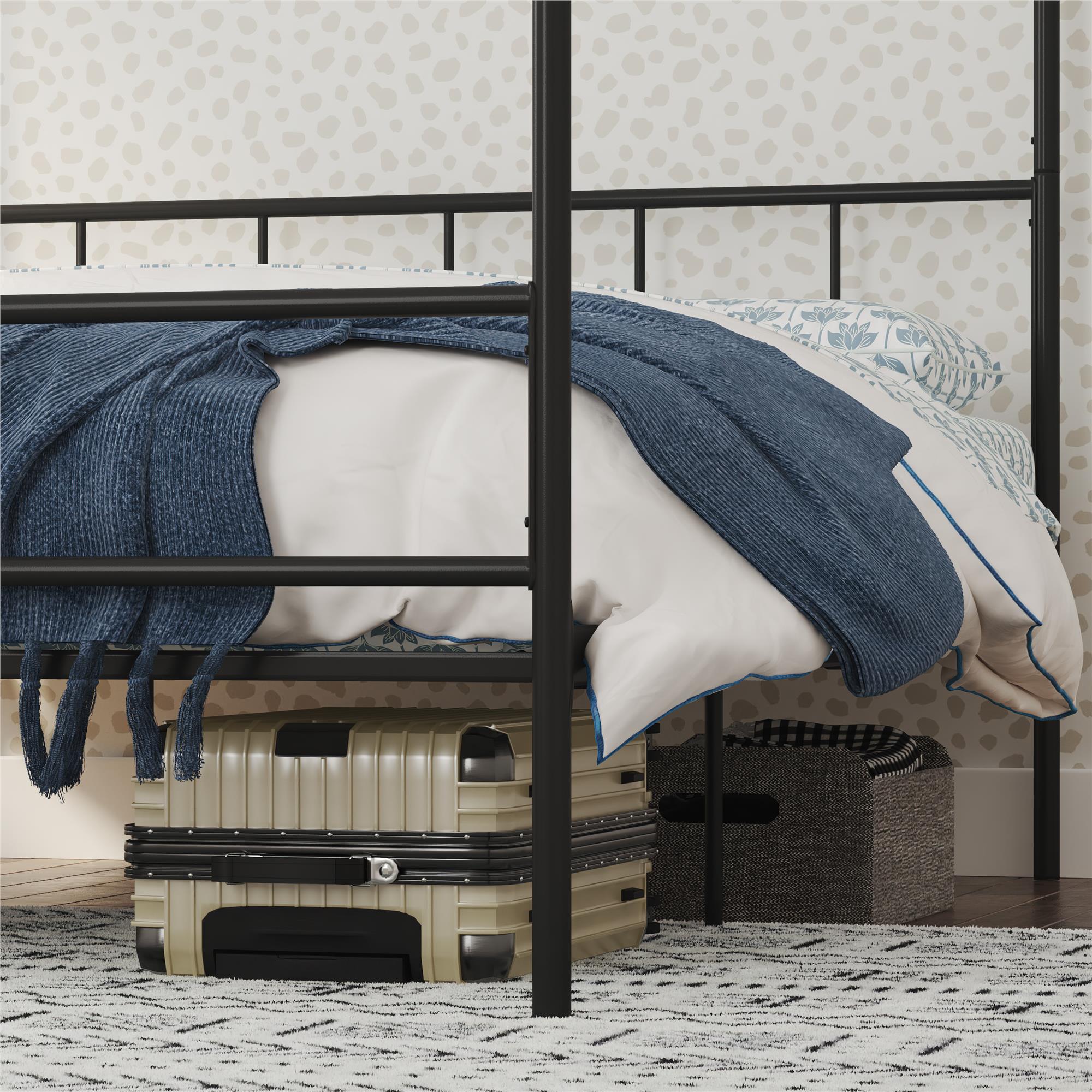 Novogratz Marion Canopy Bed - Black - Queen