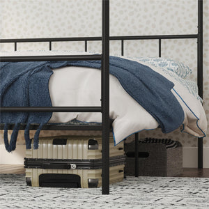 Novogratz Marion Canopy Bed - Black - Queen