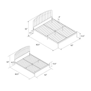 DHP Narla Metal Bed Frame - Black - Queen