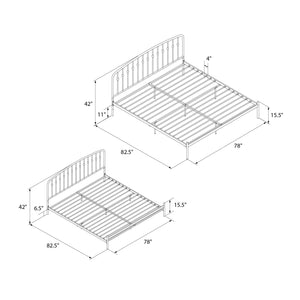 DHP Narla Metal Bed Frame - Black - King