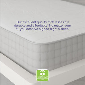 Signature Sleep Hush 8" Pocket Spring Mattress - White - Twin