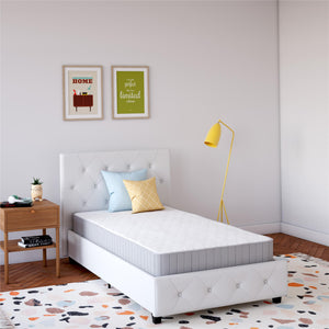 Signature Sleep Hush 8" Pocket Spring Mattress - White - Twin