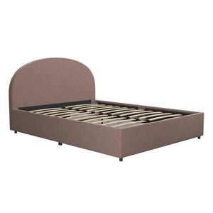 Mr. Kate Moon Upholstered Bed with Storage - Blush - Full