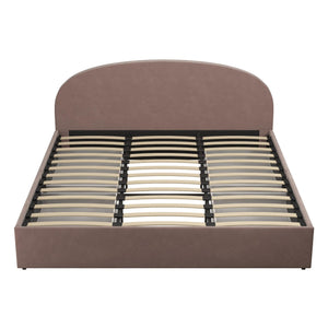 Mr. Kate Moon Upholstered Bed with Storage - Blush - King
