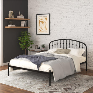 DHP Narla Metal Bed Frame - Black - Queen