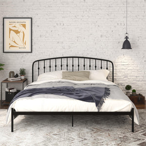 DHP Narla Metal Bed Frame - Black - King