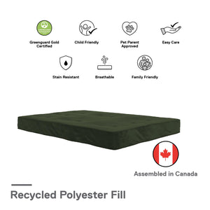 DHP Caden 6" Futon Mattress - Green - Full