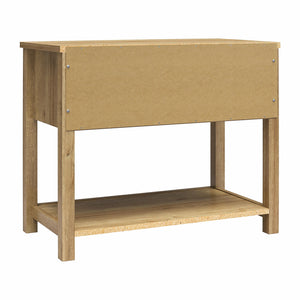 Mr. Kate Primrose Wide 1 Drawer Nightstand with Open Shelf - Natural