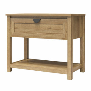 Mr. Kate Primrose Wide 1 Drawer Nightstand with Open Shelf - Natural